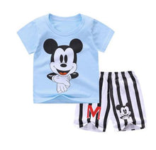 Load image into Gallery viewer, Baby Clothing Sets 0-24M summer Baby Boys Clothes Infant cotton boys Tops T-shirt+Pants Outfits kids clothes Set