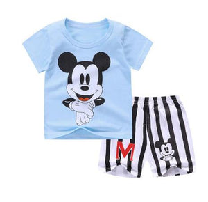Baby Clothing Sets 0-24M summer Baby Boys Clothes Infant cotton boys Tops T-shirt+Pants Outfits kids clothes Set