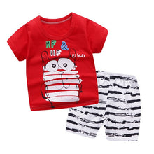 Load image into Gallery viewer, Baby Clothing Sets 0-24M summer Baby Boys Clothes Infant cotton boys Tops T-shirt+Pants Outfits kids clothes Set