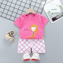 Load image into Gallery viewer, Baby Clothing Sets 0-24M summer Baby Boys Clothes Infant cotton boys Tops T-shirt+Pants Outfits kids clothes Set