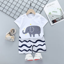 Load image into Gallery viewer, Baby Clothing Sets 0-24M summer Baby Boys Clothes Infant cotton boys Tops T-shirt+Pants Outfits kids clothes Set