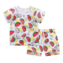 Load image into Gallery viewer, 2019 Summer Princess Baby Girl Clothes, Newborn Clothing Pink Tshit Outfits For Kids 6 M -24 Months