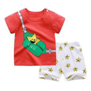 2019 Summer Princess Baby Girl Clothes, Newborn Clothing Pink Tshit Outfits For Kids 6 M -24 Months
