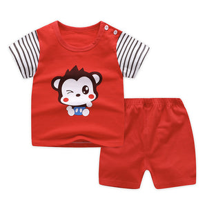 2019 Summer Princess Baby Girl Clothes, Newborn Clothing Pink Tshit Outfits For Kids 6 M -24 Months