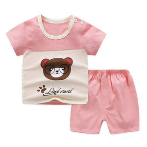2019 Summer Princess Baby Girl Clothes, Newborn Clothing Pink Tshit Outfits For Kids 6 M -24 Months