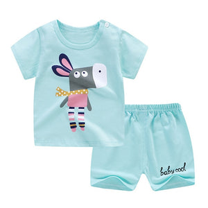 2019 Summer Princess Baby Girl Clothes, Newborn Clothing Pink Tshit Outfits For Kids 6 M -24 Months