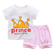 Load image into Gallery viewer, 2019 Summer Princess Baby Girl Clothes, Newborn Clothing Pink Tshit Outfits For Kids 6 M -24 Months