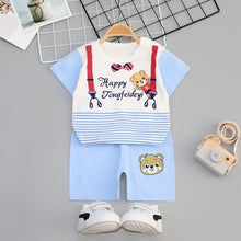 Load image into Gallery viewer, Baby Clothing Sets 0-24M summer Baby Boys Clothes Infant cotton boys Tops T-shirt+Pants Outfits kids clothes Set