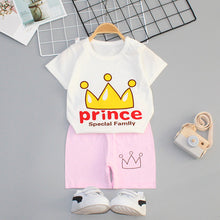 Load image into Gallery viewer, Baby Clothing Sets 0-24M summer Baby Boys Clothes Infant cotton boys Tops T-shirt+Pants Outfits kids clothes Set