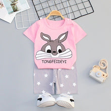 Load image into Gallery viewer, Baby Clothing Sets 0-24M summer Baby Boys Clothes Infant cotton boys Tops T-shirt+Pants Outfits kids clothes Set