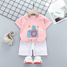 Load image into Gallery viewer, Baby Clothing Sets 0-24M summer Baby Boys Clothes Infant cotton boys Tops T-shirt+Pants Outfits kids clothes Set