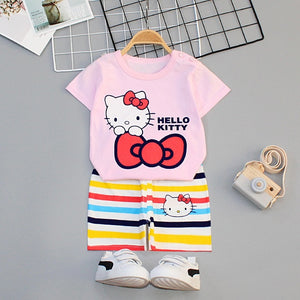 Baby Clothing Sets 0-24M summer Baby Boys Clothes Infant cotton boys Tops T-shirt+Pants Outfits kids clothes Set