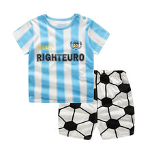 Load image into Gallery viewer, Baby Boy Girl Summer Infant Clothing Clothes Striped Shorts+Yellow Top Tees Clothes Baby Outfits Baby Clothes Newborn Outfit